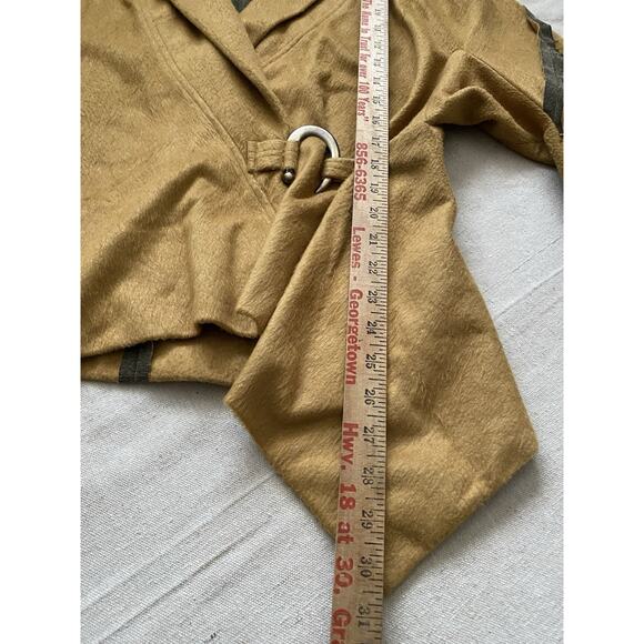 Design Todays Jacket & Skirt Set Womens XL Yellow/Brown Cottage Core US 2pc Suit - Picture 8 of 16